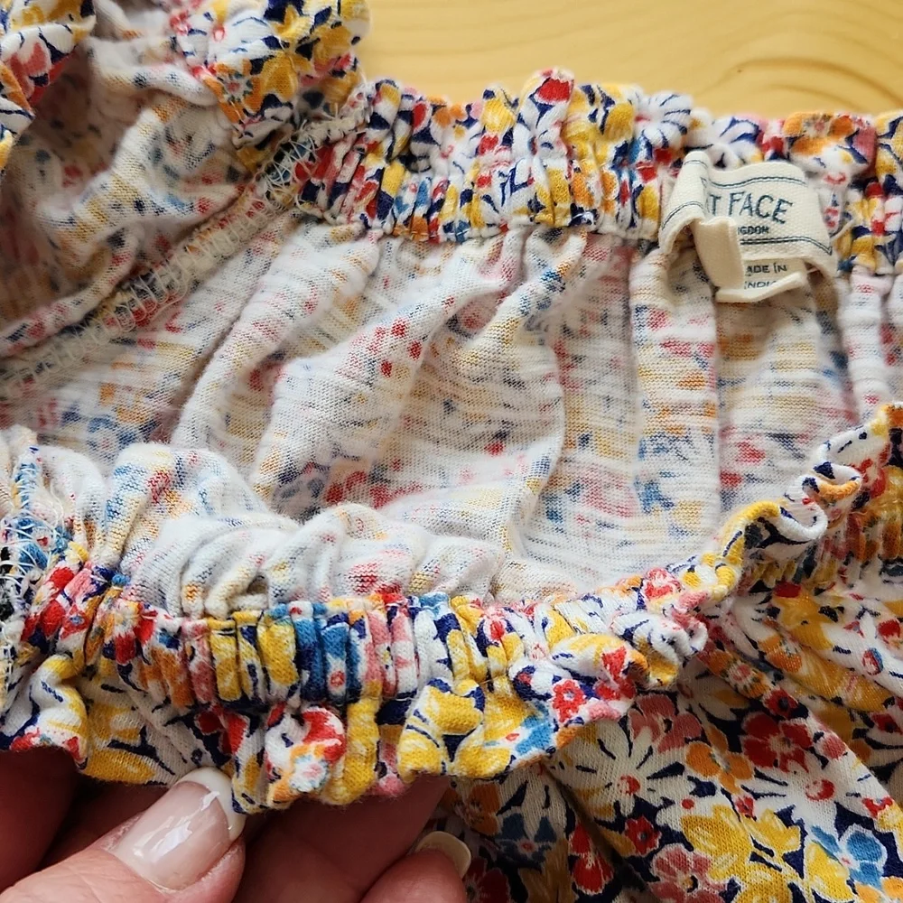 Fat Face Women's Cotton Floral T-Shirt Size 2 - Picture 8 of 14